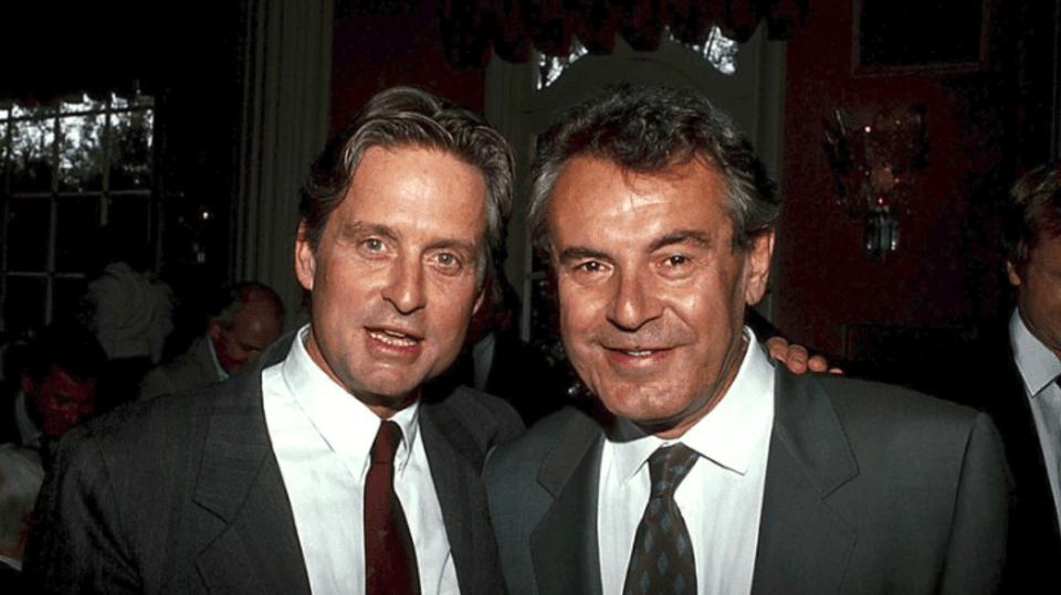 Michael Douglas a Miloš Forman